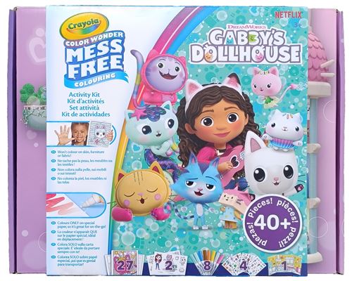 Jeu créatif Crayola Kit d'activités Color Wonder Gabby's Dolhouse