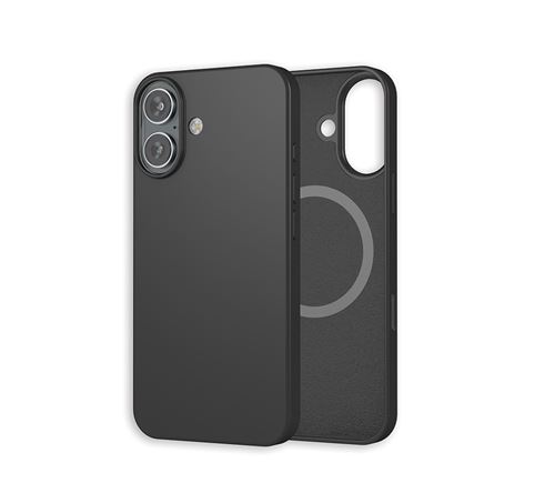 WeFix - Coque Silicone MagSafe iPhone 16 - Noir