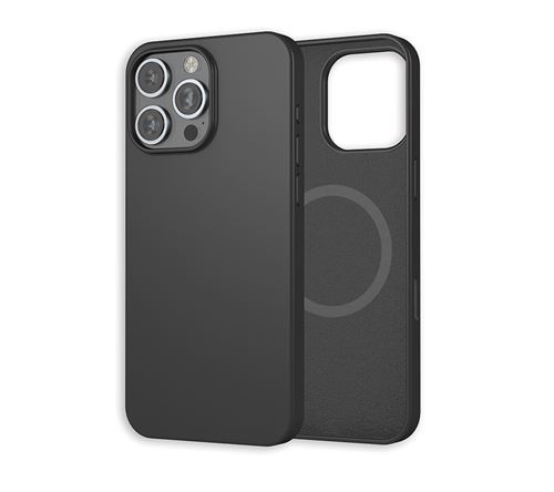 WeFix - Coque Silicone MagSafe iPhone 16 Pro Max - Noir