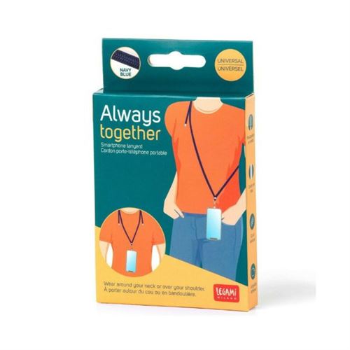LEGAMI ALWAYS TOGETHER SMARTPHONE LANYARD BLUE