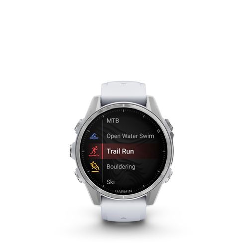 Montre connectée Garmin fenix 8 43 mm Argent avec bracelet