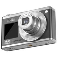 Appareil photo numérique Thomson THR385 Noir et Argent + Carte SD 64 Go
