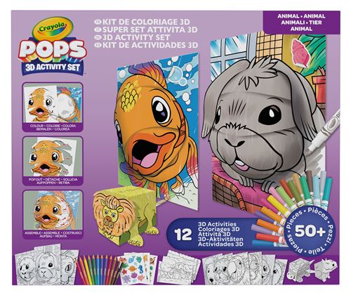 Jeu créatif Crayola Pops 3D Gift Set