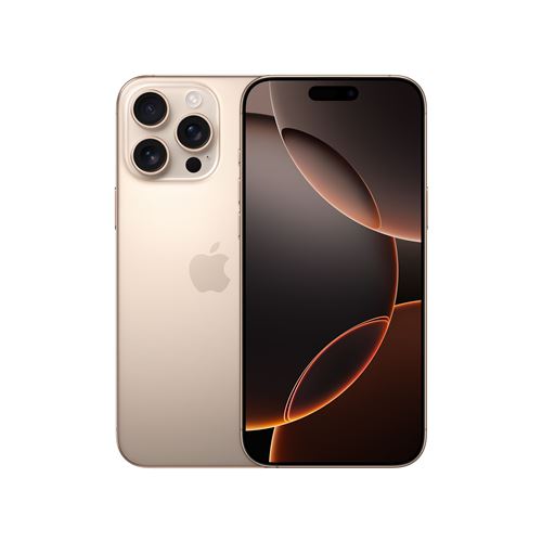 iPhone 16 Pro Max (5G) 256 Go, Titane Sable, Débloqué