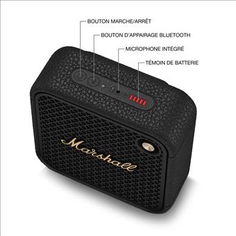 Marshall Willen II Bluetooth-Lautsprecher Schwarz - Kabelloser
