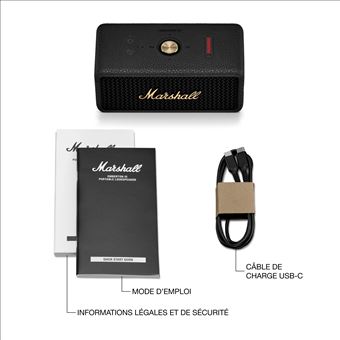 Enceinte sans fil Marshall Emberton III Noir - Enceinte sans