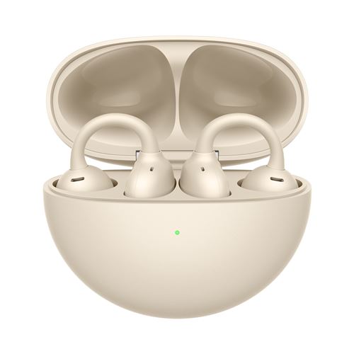 Écouteurs Sans Fil Huawei Freeclip Bluetooth avec Réduction Active Du Bruit Beige