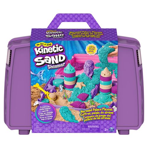 Kinetic Sand Pâte À Modeler Mallette Palais De Sirène 934 G