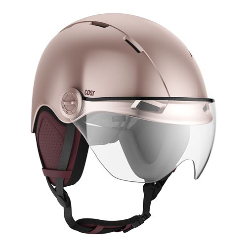 Modelabs Mobiles Sas Rose Casque Vélo Et Trottinette Avec Visière Casr Life M