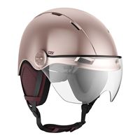 Casque vélo et trottinette avec visière Casr Life Rose M