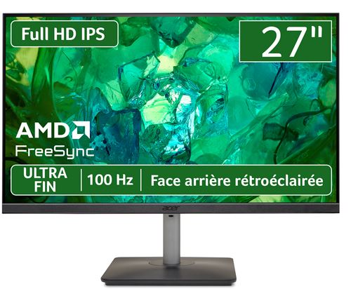 Ecran PC Acer Vero RS272bpamix 27 Full HD IPS Noir