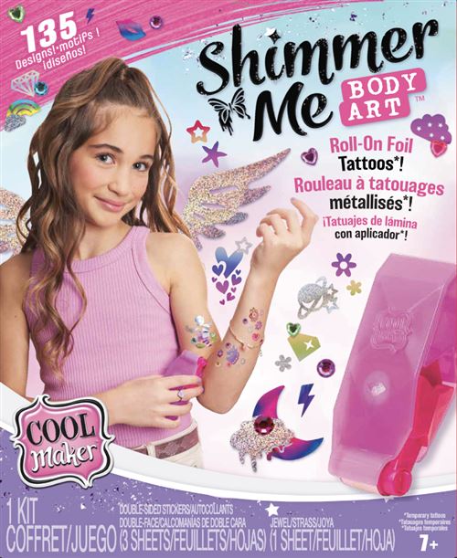 Jeu Créatif Spin Master 6071786 – Shimmer Me Body Art, Maquillage Body Art - vue 3