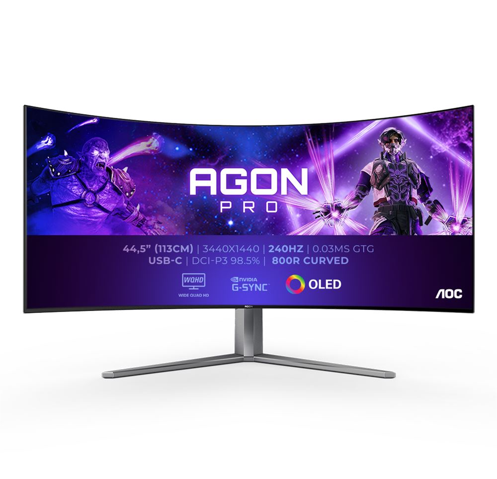 Écran PC - AOC - U32G3X - 32 UHD 4K - Dalle IPS - 144Hz - 1ms