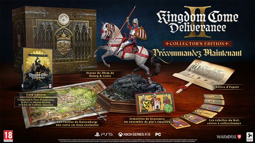 Pochette avant du jeu Kingdom Come: Deliverance II Collector's Edition Xbox Series X