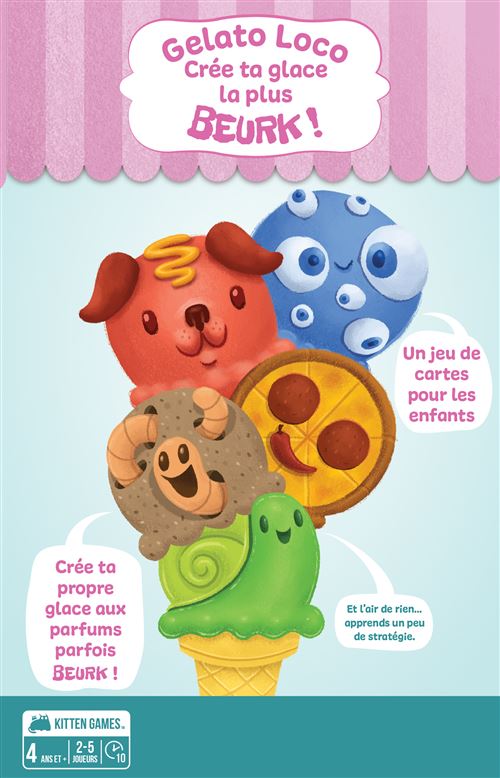 Boite de Jeu d’ambiance Asmodee Gelato Loco