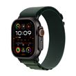 Apple Watch Ultra 2 GPS + Cellular 49 mm Boîtier en Titane Noir avec Boucle Alpine Vert Foncé Large version 2024