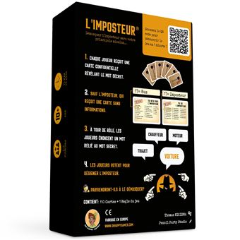 Jeu d'ambiance Oh Happy Games L'Imposteur