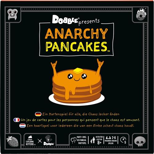 Boite de Jeu d’ambiance Asmodee Dobble Anarchy Pancakes