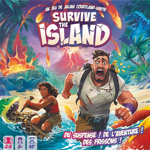 Jeu de Stratégie Asmodee Survive The Island ZYGSTI01FR – Évasion et Trésors, 2 à 5 Joueurs - vue 2