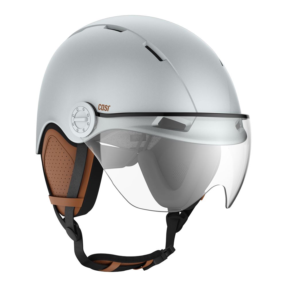 Casque Trottinette Électrique Adulte Avec Visière - Demi-Casque Haute Protection Pour Vélo, Trottinette, Moto - Taille 54-62 Cm