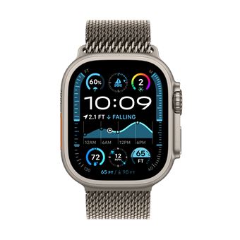 Apple Watch Ultra 2 GPS + Cellular 49 mm Boîtier en Titane Naturel