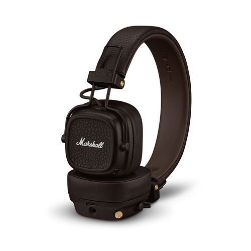 Casque Supra-auriculaire Marshall Major V Bluetooth Brown Casque Supra-auriculaire Marshall Major V Bluetooth Brown