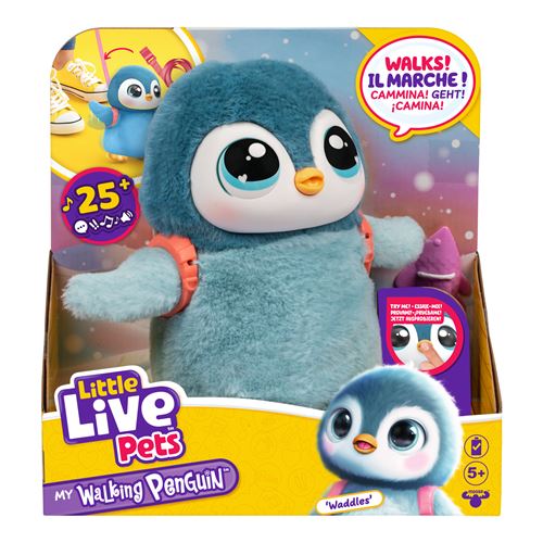 Mon Petit Pingouin MOOSE TOYS LITTLE LIVE PETS Pingouin électronique interactif avec accessoires