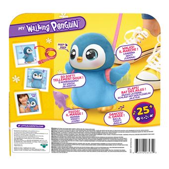 Fur Real Wilds Posey – Le Pingouin Peluche Interactif Hasbro, 40 Sons Et Réactions, 5 Accessoires Alimentaires, Dès 4 Ans