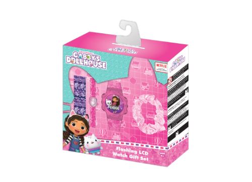 Montre et réveil éducatifs Accutime Coffret cadeau montre et bracelets Gabby's Dollhouse