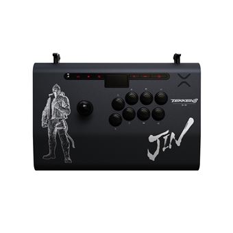 Manette Pdp Victrix Pro FS Tekken 8 Jin pour PS5 PS4 et PC Noir et Rouge