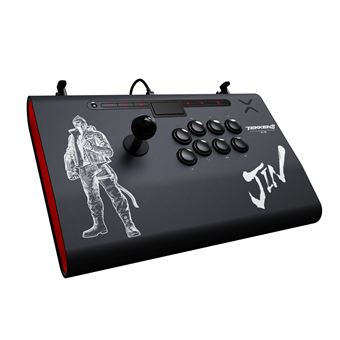 Manette Pdp Victrix Pro FS Tekken 8 Jin pour PS5 PS4 et PC Noir et Rouge