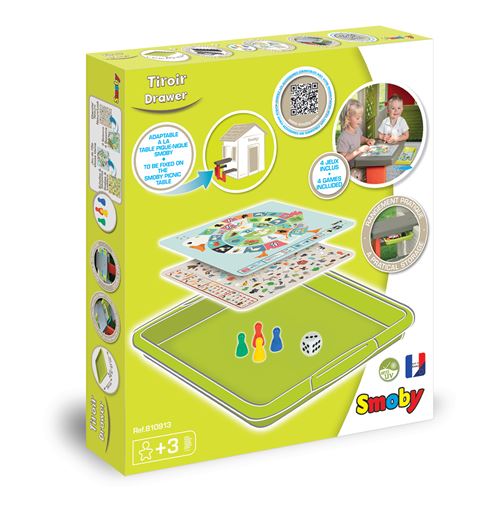 Smoby Multicolore Jeu De Plein Air Set Tiroir Jeux