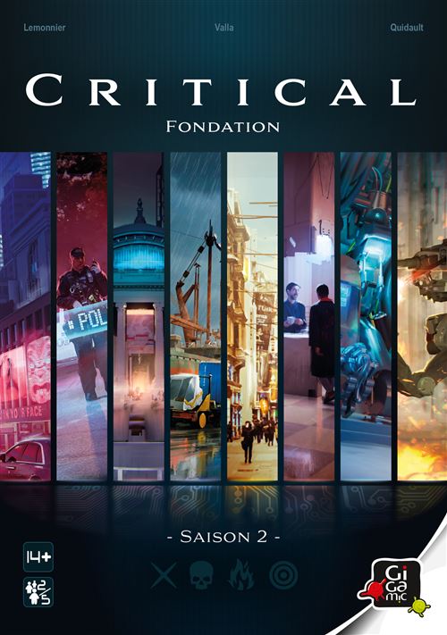 Boite de Jeu d'enquête Gigamic Critical Fondation Saison 2