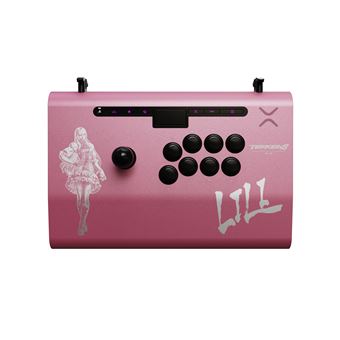 Manette Pdp Victrix Pro FS Tekken 8 Arcade Fight Stick Lili pour PS5 PS4 et PC Rose