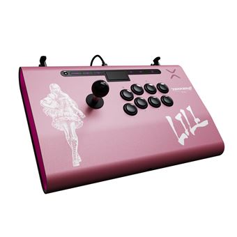 Manette Pdp Victrix Pro FS Tekken 8 Arcade Fight Stick Lili pour PS5 PS4 et PC Rose