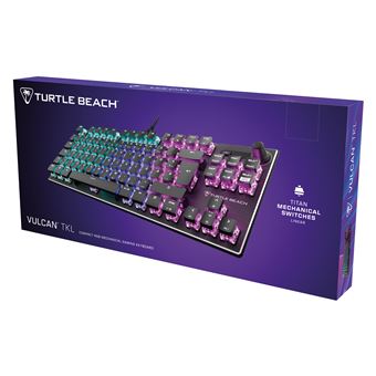 Clavier gaming filaire Azerty Turtle Beach Vulcan TKL Noir