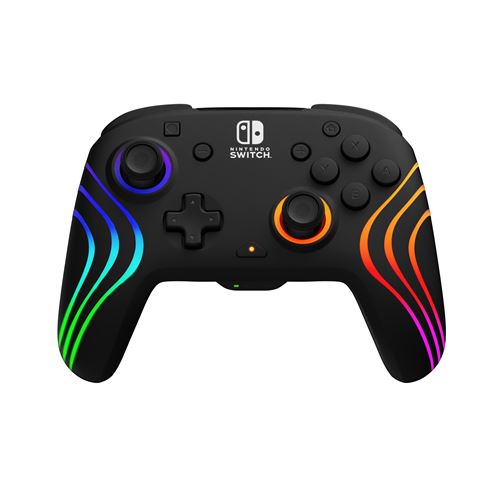 Manette sans fil Pdp Afterglow Wave Noir pour Nintendo Switch