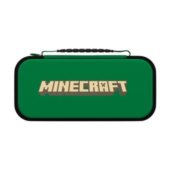 Etui de voyage Pdp Plus Glow Realmz Minecraft Forest Battle pour Nintendo Switch Nintendo Switch Lite et Nintendo Switch Modèle OLED