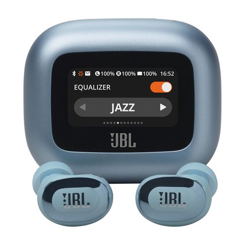 Ecouteurs Intra-Auriculaires Sans Fil JBL Live Buds 3 Bluetooth avec Réduction Active Du Bruit Bleu