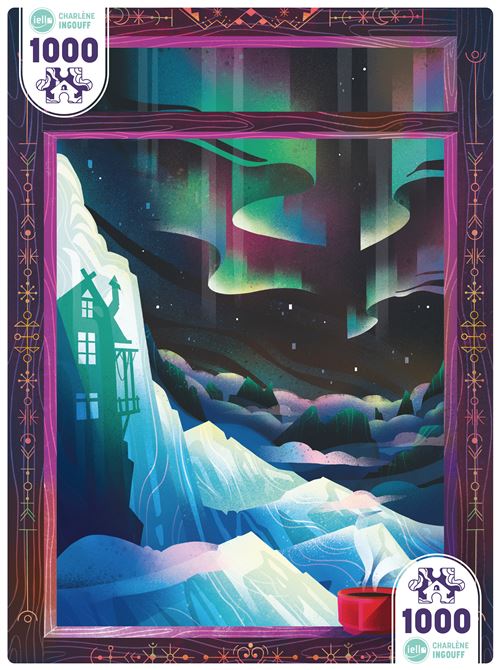 Puzzle 1000 pièces Iello Universe La Cabane Perchée - vue 1