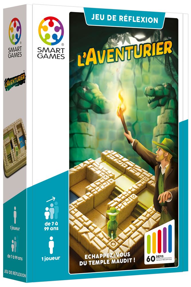 SmartGames - Day and Night - Wooden Puzzle Game - Reproduce the Step-by-Step Images - 48 Challenges of Different Levels - 1 Player - For Children from 3 Years Old - French Version SmartGames - Day and Night - Wooden Puzzle Game - Reproduce the Step-by-Step Images - 48 Challenges of Different Levels - 1 Player - For Children from 3 Years Old - French Version