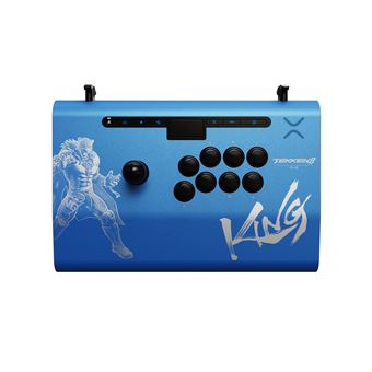 Manette Pdp Victrix Pro FS Tekken 8 Arcade Fight Stick King pour PS5 PS4 et PC Bleu