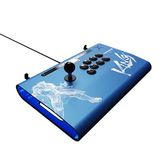 Manette Pdp Victrix Pro FS Tekken 8 Arcade Fight Stick King pour PS5 PS4 et PC Bleu