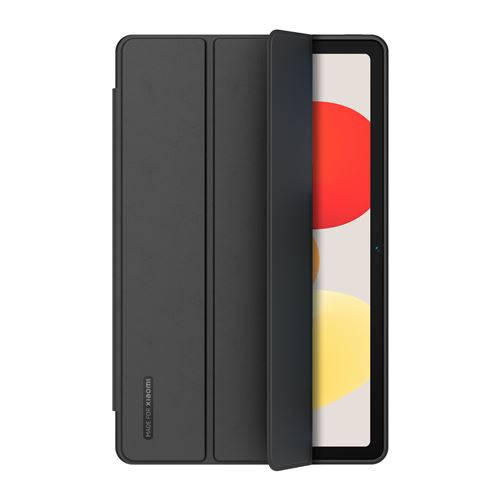 Etui à rabat Made For Xiaomi avec touché peau pour Redmi Pad SE Noir