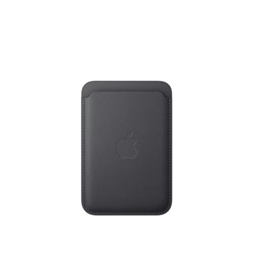 Porte-cartes en tissage fin pour iPhone avec MagSafe Noir