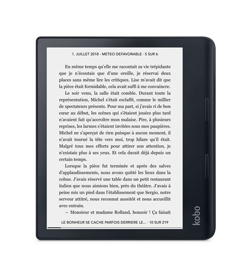 Liseuse numérique Kobo by Fnac Sage 8 32 Go Noir Reconditionnée A