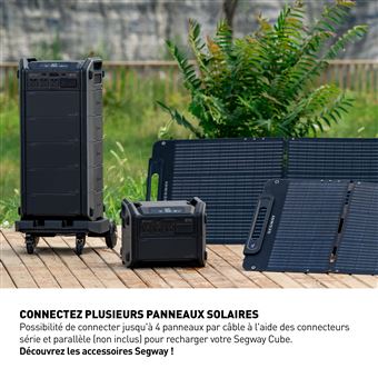 Paneau solaire Segway SP-100 100 W Noir