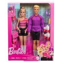 Coffret 2 Poupées Barbie et Ken Roller