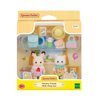 2 Sylvian Families Figuren Baby duo op wandeling - 1