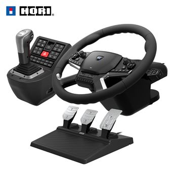 Volant gaming Hori Force Feedback Truck Control System pour PC Noir - 1